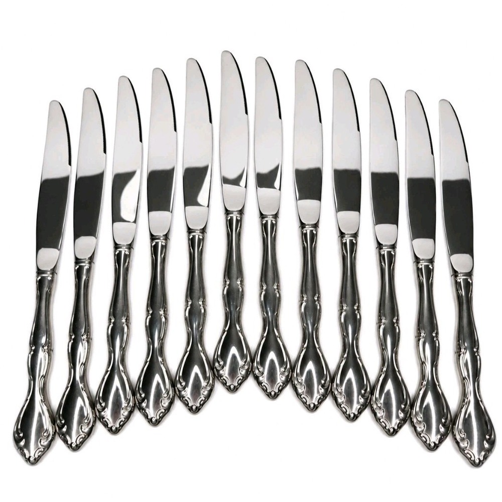Set Of 12 Dinner Knives Oneida Community Cantata Stainless Flatware Y2
